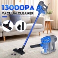2-IN-1 Handheld Vacuum Cleaner Pusher Vacuums700W 13000PA Strong Suction Dust Collector Mite Killer Home Office Cleaning Tools