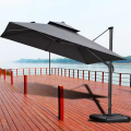 Dia 2.5 Meter Round Outdoor Patio Umbrella - Teakwood Frame with Sunbrella fabric