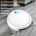 Robot Vacuum Cleaner Smart Sweep&Wet Mopping Scrubber Vacuum Cleaner Robotic Run 60 Mins Vacuum Cleaners For Home Disinfection