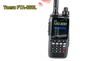 FTA-850L 6W Portable Airband NAV COM GPS Transceiver FTA-850LHandheld VHF Transceiver With Bluetooth Walkie Talkie1