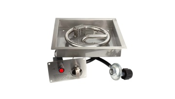 stainless steel fire pit burner kit