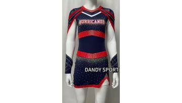 Sparkling cheer uniforms