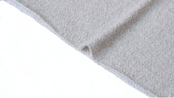 Beige Knit Boucle Loop 100% Polyester Fabric for Women Dress