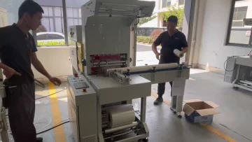 Sleeve sealer & tunnel to pack tape rolls