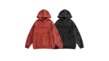 OEM Sportswear Blank Distressed Hoodie Heavy Weight Oversized Acid Wash Men Pullovers Custom Logo Ripped Hoodies1