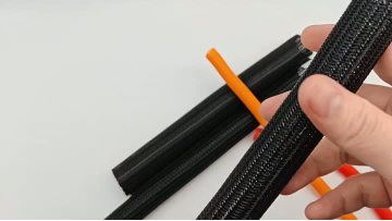 Braided Self-closing Cable Sleeve