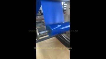 blue pvc film