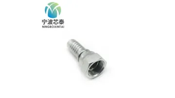 China Factory Carbon Steel Ball Head Metric 90 Degree Hydraulic Fitting for Hose End 20191t1