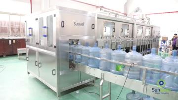 900BPH 5 gallon water filling machine.mp4