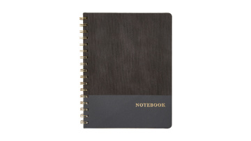Pu cover spiral notebook