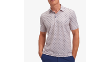 Golf Polo Button Up Polka Dot Shirt Man Custom 90 Polyester 10 Spandex T Shirt1