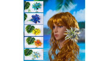 KN-hc029 flower hair claw