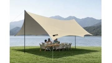 Explorer Butterfly Titanium Silver Camping Canopy 2000-3000mm Waterproof