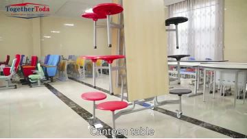 Foldable dining table and chairs