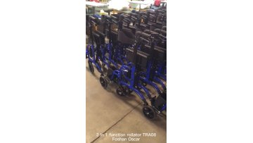 Delux Medical Walking Aid Mobility Walker Rollator with soft padded seat1