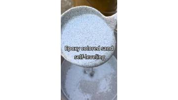 epoxy colored sand self-leveling floor paint