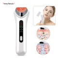 Ultrasonic Warm Ion Importing Beauty Massager Rejuvenation Device Import Export Face Care Beauty Machine Ionic Face Massager