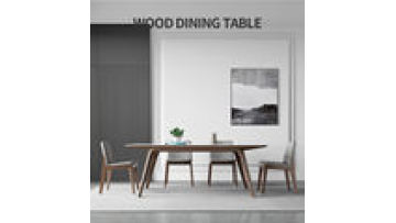 Light luxury solid wood slate dining table modern minimalist ash wood dining table rectangular bright slate dining table set1