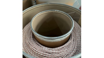 Silicone-braided wire 22# red/white