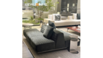 Roger Minimalist Matte Leather Fabric Combined With High Quality Sofa Set Modern Style Backrest Sofa Designer Living Room Sofa1