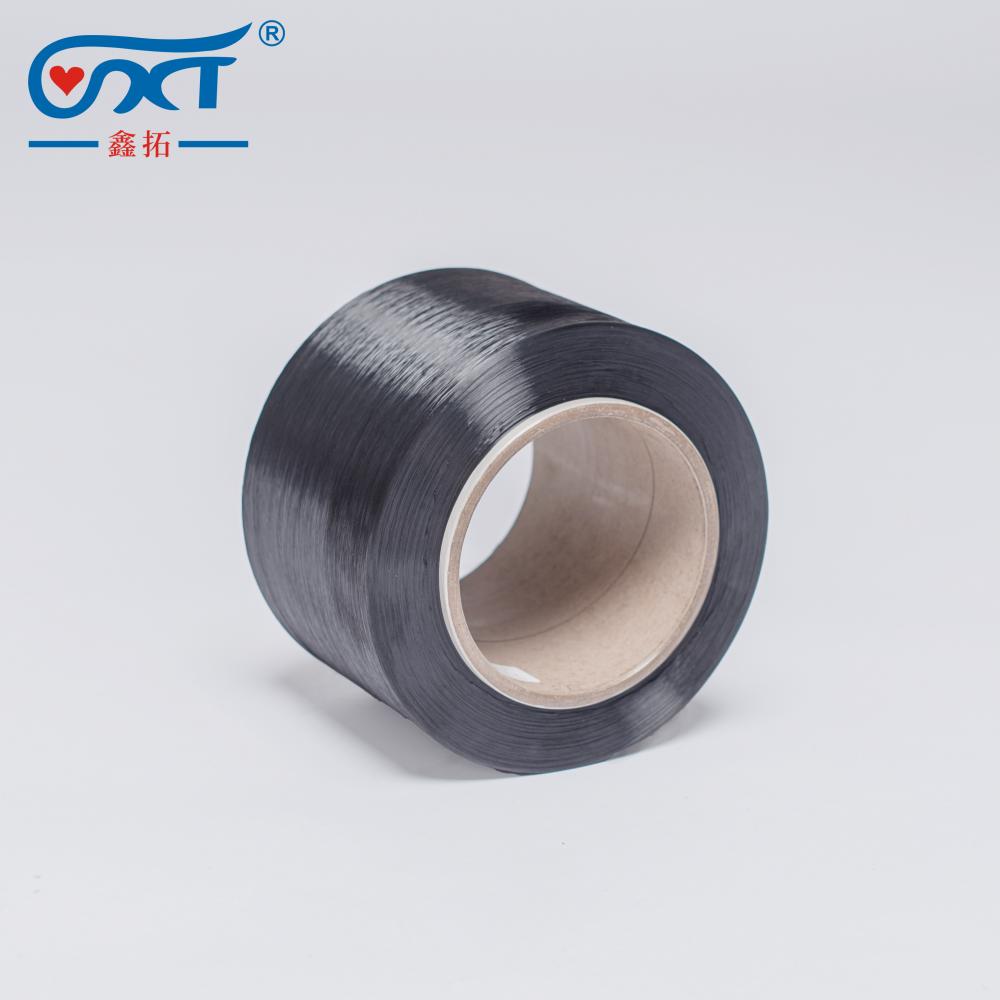 Raw Black  High quality wholesale 100% polyester textile poy 100/144 yarn