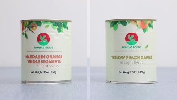 820g Canned Yellow Peaches