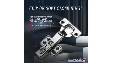 Fgvslide Furniture Accessories Clip on Soft Close Door Hinge for Kitchen Cabinet1