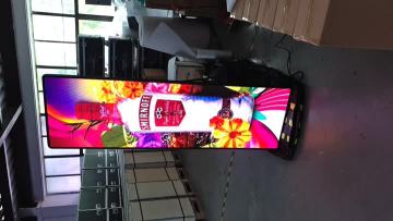 mirror poster advertising display