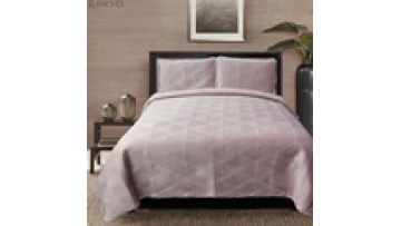 100% polyester United States bedspread quilted bedspread skirted home goods microfiber bedspread1