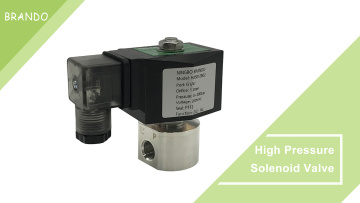 200 bar Water Air Gas High Pressure Solenoid Valve 1/8'' 1/4'' 12VDC 24VDC 110VAC 220VAC