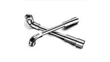 L-shaped Box Wrench 7-font Pipe Type Double-ended Elbow Perforated Outer Hexagonal Box Pipe Wrench Set1