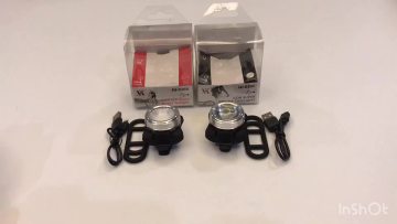 High end USB rechargeable COB technology high beam bicycle front light and bike signal warning rear light set for EU US market1