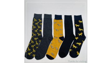 lion men cotton sock 