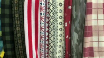 polyester polar fleece printed fabric