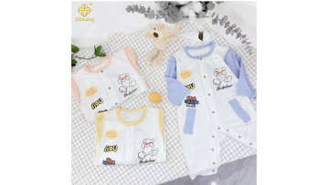 Cartoon printed baby jumpsuit
