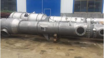 Gr2 titanium tube and shell heat exchanger