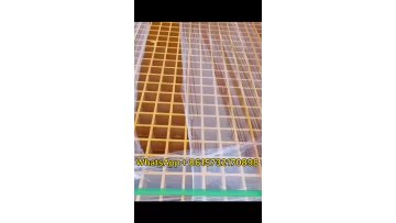 Molded Fiberglass Walkway Floor Drain Yellow FRP Grating for Industrial Platform1