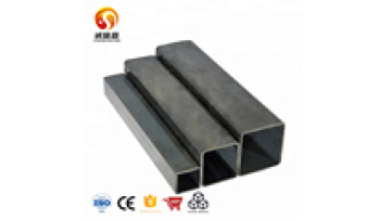 Hot Rolled black steel square tube/rectangular hollow tubular steel pipe1