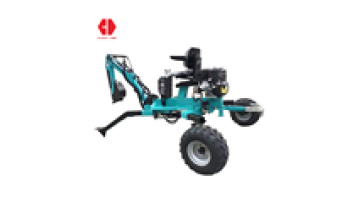 9HP/15HP Diesel Towable Backhoe Excavator with Hydraulic Hammer for ATVs1