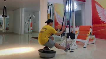 Bosu ball balance & core training device