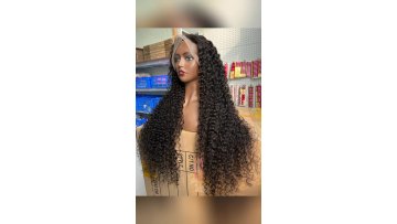 Cheap Virgin Hair Natural Water Wave Lace Frontal Wig 360 HD Transparent Full Lace Wig Indian Human Hair Lace Front Wig1