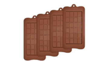 Wholesale custom Bpa free food grade silicone Candy Moulds Non-Stick heat resisting SiliconeChocolate Molds1
