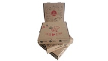 Factory custom 6/7/8/9/10/12 inch pure brown pizza box corrugated box takeaway cardboard pizza box1