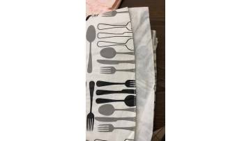 printing tablecloth with flannel back
