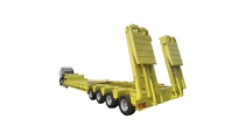 Factory Price 4 Axle Lowbed Semi-Trailer for Excavator Delivery1