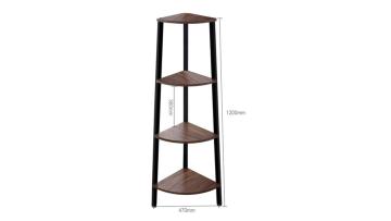 340x340xH1200mm Four layer corner shelf