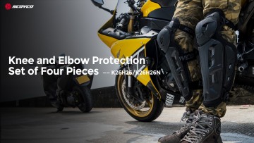 Knee and Elbow Protection Set of Four Pieces - K26H26/K26H26N
