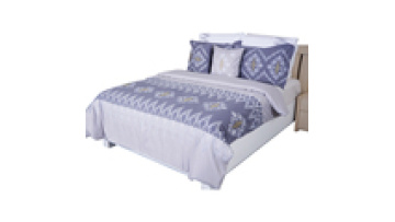 Gray Embroidery Quilt Cover Hotel Duvet Cover1