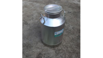 JCG-16L Aluminum Milk Can with Simple Lid milk bucket barrel milk storage and transportation tank1