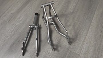 Titanium Disk Brake Fork & Triangle